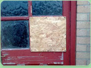 boarded up Islington